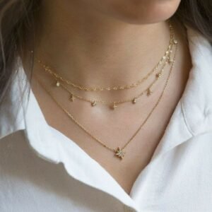 Layered Star Necklace