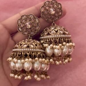 Gold-Indian-Earrings-Jumkas